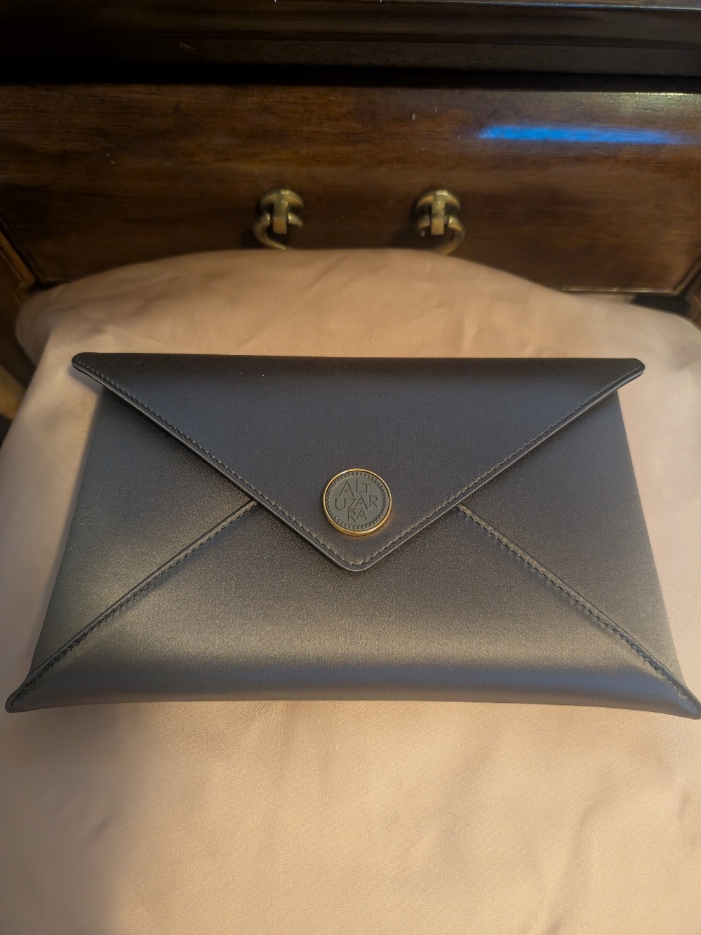 Altuzarra NEW Medallion Envelope Bag Clutch Purse 2024 Fashion Week W/ Book